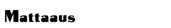 Mattaaus font