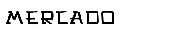 Mercado font preview