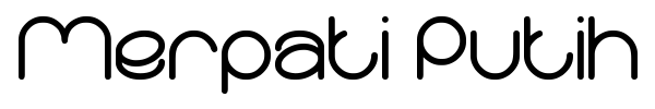 Merpati Putih font