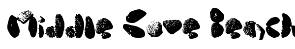 Middle Cove Beach Rocks font