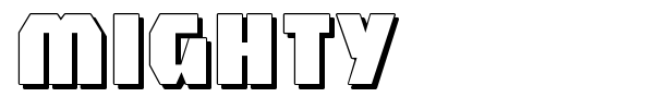 Mighty font preview