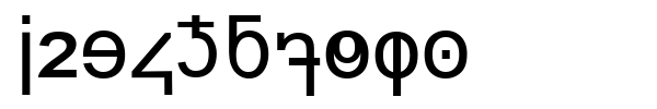 Minuscule Digits font