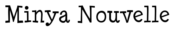 Minya Nouvelle font