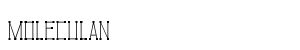 Moleculan font