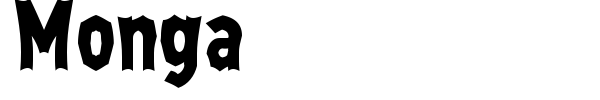 Monga font