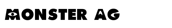 Monster AG font