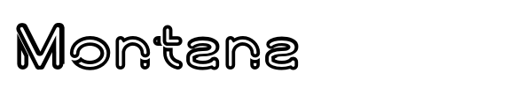 Montana font preview