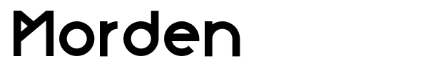 Morden font preview
