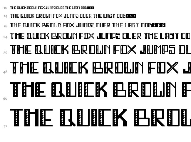 Mr. Big Stuff font waterfall