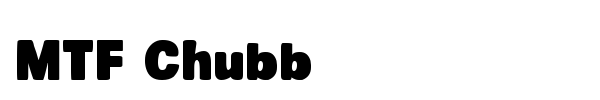MTF Chubb font
