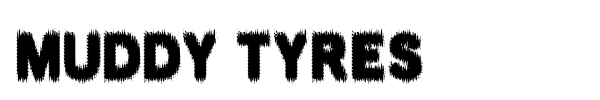 Muddy Tyres font