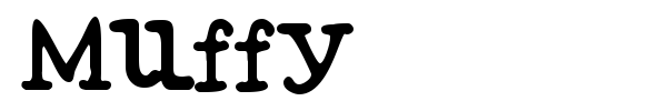 Muffy font