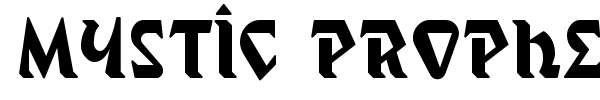 Mystic Prophet font