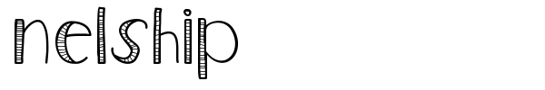 Nelship font