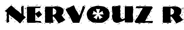 Nervouz Reich font