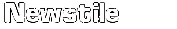 Newstile font