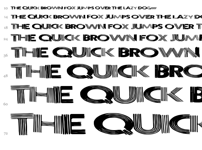 News Worthy font waterfall