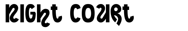 Night Court font