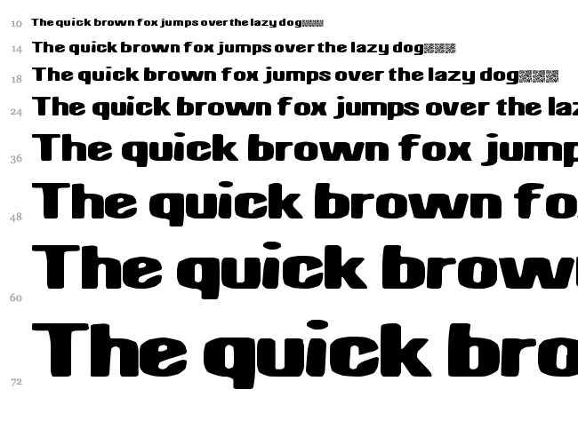 Night Hawk font waterfall