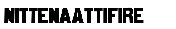 Nittenaattifire font