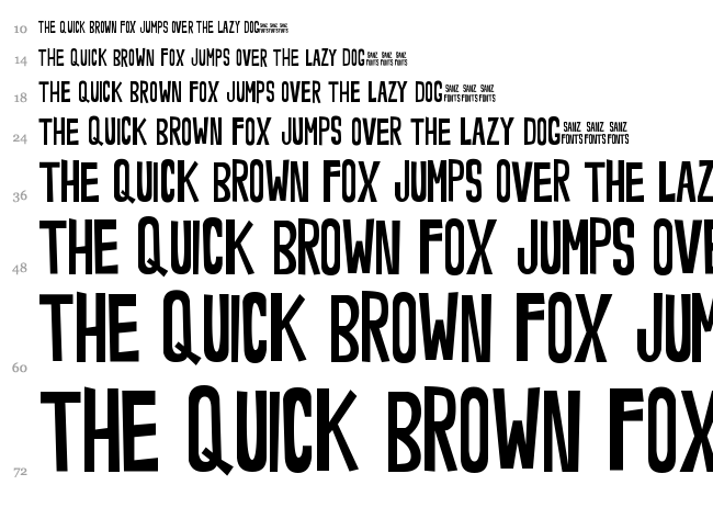 Noveey font waterfall