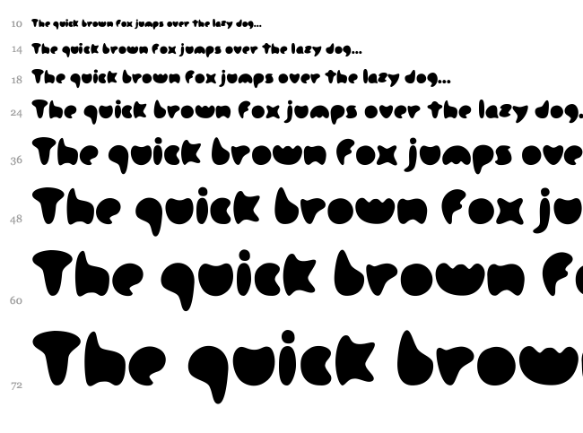 Oh! Mai Mai! font waterfall