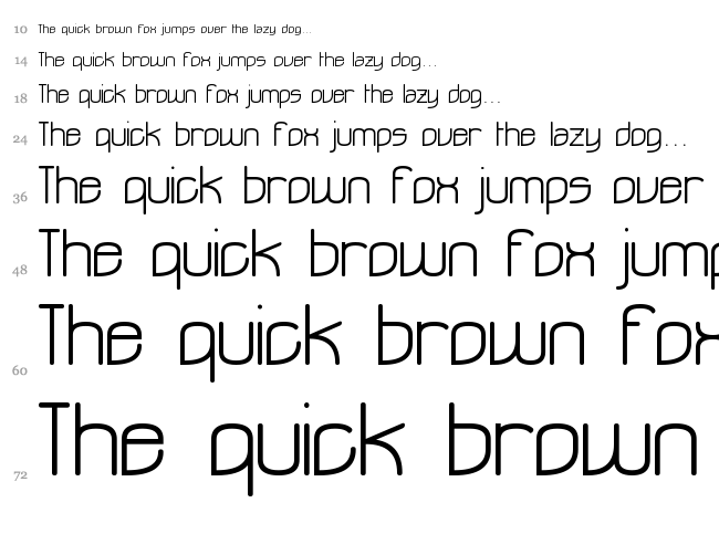 Ohdoad font waterfall