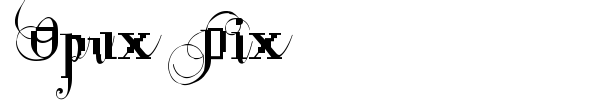 Opux Pix font