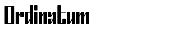 Ordinatum font