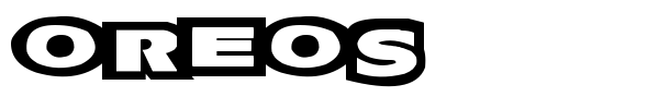 Oreos font
