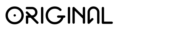 Original font