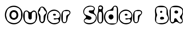 Outer Sider BRK font