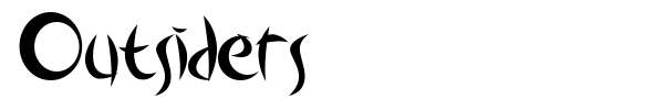 Outsiders font