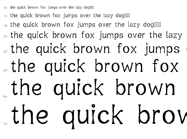 Oxygetrompal font waterfall