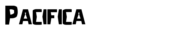 Pacifica font