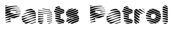 Pants Patrol font preview