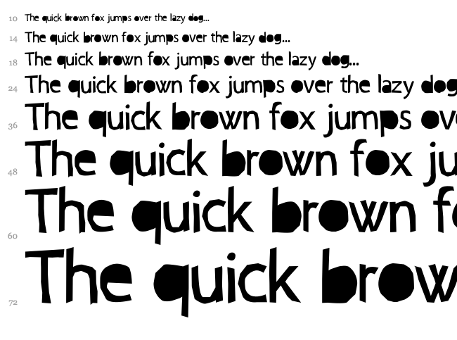 Papercut Cre font waterfall
