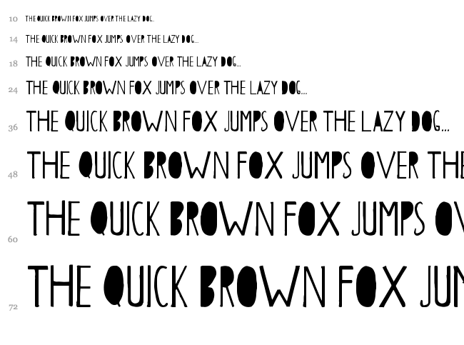 Papercutting font waterfall