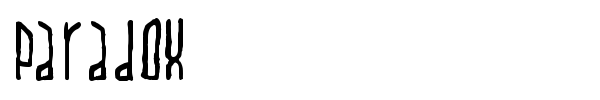 Paradox font