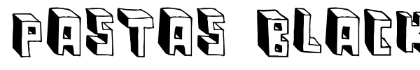 Pastas Black font