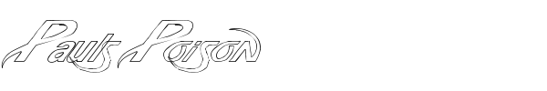 Pauls Poison font