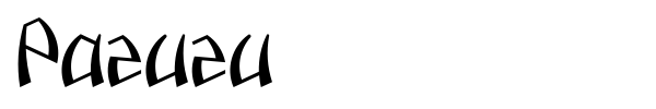 Pazuzu font