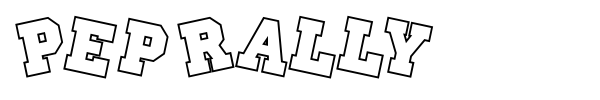 Pep Rally font