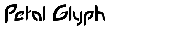 Petal Glyph font