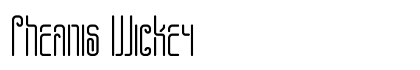 Pheanis Wickey font