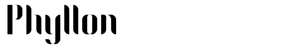 Phyllon font