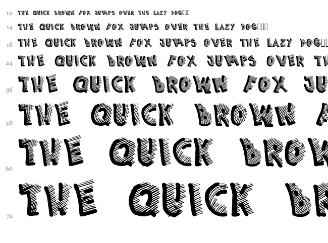 Picasa font waterfall