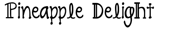Pineapple Delight font