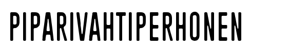 Piparivahtiperhonen font preview