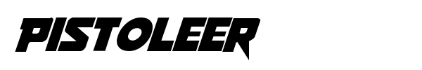 Pistoleer font